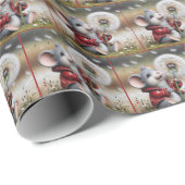 Muis met paardenbloem cadeaupapier (Rol Hoek)
