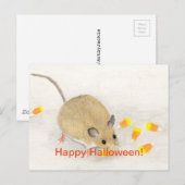 Muis met snoepkernen briefkaart (Voorkant / Achterkant)