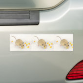 Muis met snoepkernen bumpersticker (Op auto)