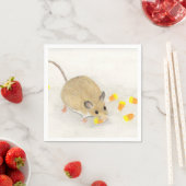 Muis met snoepkernen servet (Insitu)