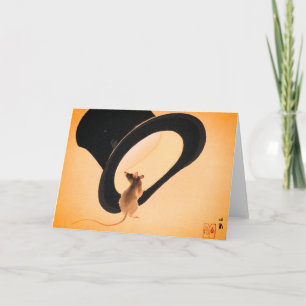 MUIS MET TOP HAT VOLGDE Nota Kaart