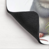 Muis met Wildflower boeket Muismat (Hoek)