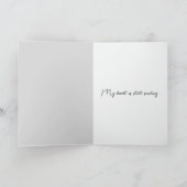 Muis met witte madeliefje kaart (Binnen)