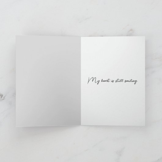 Muis met witte madeliefje kaart (Binnen)