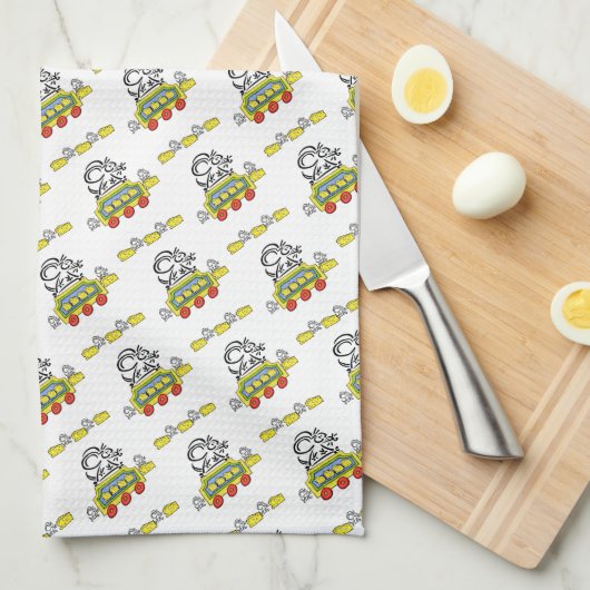 Muis Mice Cheese Kitchen Hand Towel Theedoek (Quarter Fold)