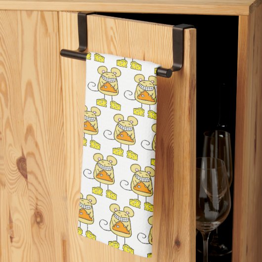 Muis Mice Cheese Kitchen Hand Towel Theedoek (Derde Gevouwen)