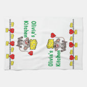 Muis Mice Cheese Red Hearts Kitchen Handdoeken (Horizontaal)