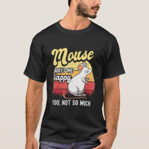 Muis Mice Rat Gerbil Maus Ratón Pet Rodent Mannen  T-shirt