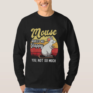 Muis Mice Rat Gerbil Maus Ratón Pet Rodent Mannen T-shirt