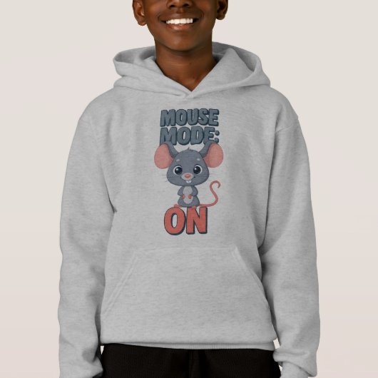 Muis Modus Aan Grappig Cute Muis Ontwerp (Voorkant)