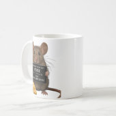 Muis Mugshot: Grote Kaasdiefstal Koffiemok (Voorkant links)