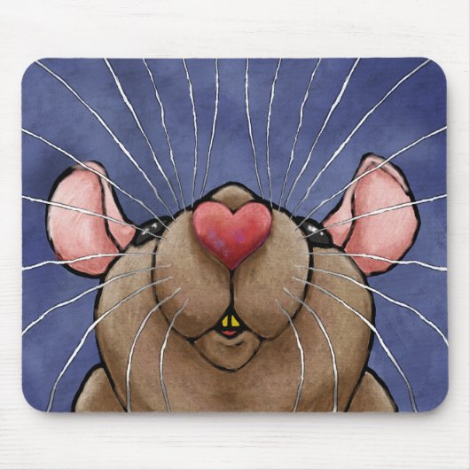 Muis Muismatje met Hartje Muismat (Voorkant)