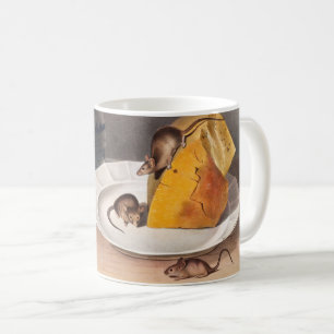 Muis (Mus-musculus) Illustratie Koffiemok