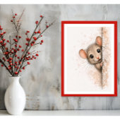 Muis Muur Kunst Minimalistische Muizen Print