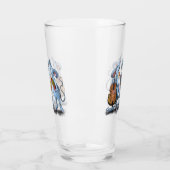 Muis Muziek Band Grappig Glas (Links)
