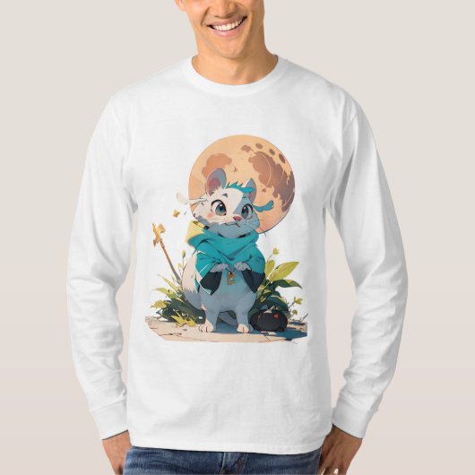 Muis mystiek lang-Sleeve Shirt (Voorkant)