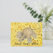 Muis Nest Briefkaart (Staand voorkant)