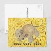 Muis Nest Briefkaart (Voorkant / Achterkant)