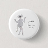 Muis Nutcracker Keepomwille Button (Voorkant)
