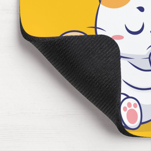 Muis of vis? – grappig huisdier – Deep Thinking Ca Muismat (Hoek)