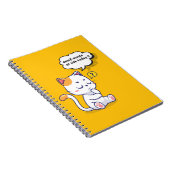 Muis of vis? – grappig huisdier – Deep Thinking Ca Notitieboek (Rechterzijde)