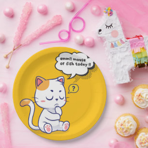 Muis of vis? – grappig huisdier – Deep Thinking Ca Papieren Bordje