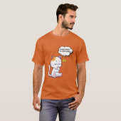 Muis of vis? – grappig huisdier – Deep Thinking Ca T-shirt (Voorkant volledig)