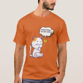 Muis of vis? – grappig huisdier – Deep Thinking Ca T-shirt (Voorkant)