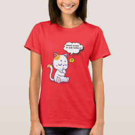 Muis of vis? – grappig huisdier – Deep Thinking Ca T-shirt