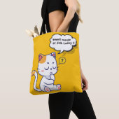 Muis of vis? – grappig huisdier – Deep Thinking Ca Tote Bag (Dichtbij)