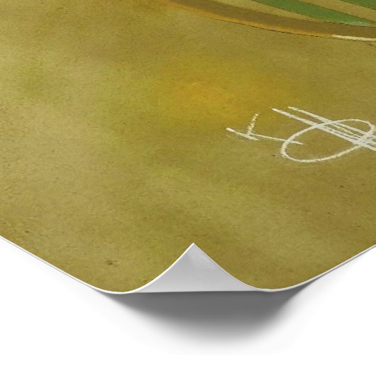 Muis omhoog draaien poster (Hoek)