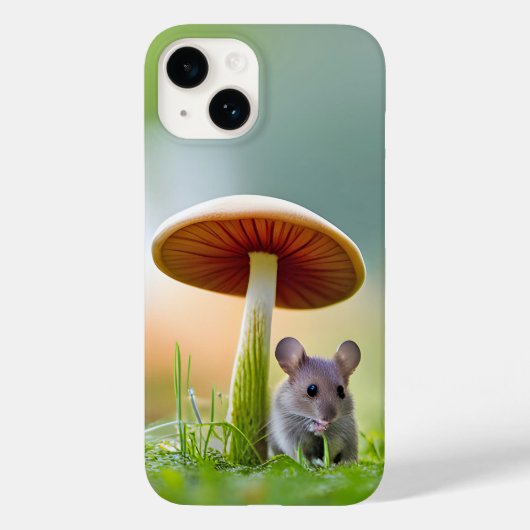 Muis onder een paddenstoel Case-Mate iPhone case (Achterkant)