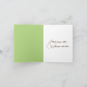 Muis onder een paddenstoel kaart (Binnen)