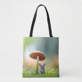 Muis onder een paddenstoel tote bag (Voorkant)