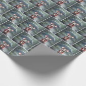 Muis onder een paraplu cadeaupapier (Hoek)