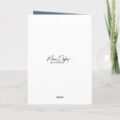 Muis onder een paraplu kaart (Achterkant)