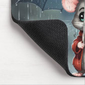 Muis onder een paraplu muismat (Hoek)