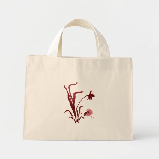 Muis onder Gras Mini Tote Bag (Voorkant)
