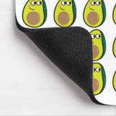 Muis Onderlegger met Mopshond Avocado - Fruit Bure Muismat (Hoek)