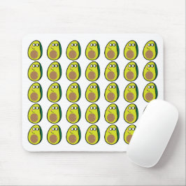 Muis Onderlegger met Mopshond Avocado | Fruit Bure Muismat