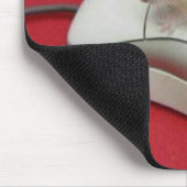 Muis op een muismousepad muismat (Hoek)