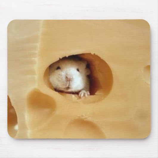 muis op een muizenmat muismat (Voorkant)