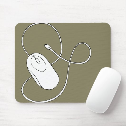 Muis op Mousepad Muismat (Met muis)