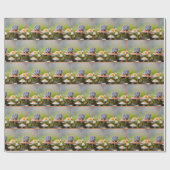 Muis op paddestoel cadeaupapier (Vlak)