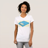 Muis Pad Dames T-Shirt (Voorkant volledig)