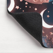 Muis Pad - Rose Goud Celestial Maan Muismat (Hoek)
