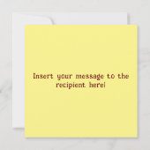 Muis & Paddenstoel Bedankkaart (Achterkant)