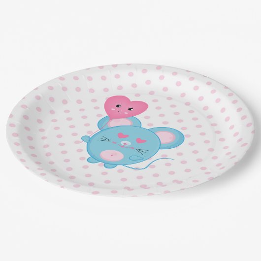 Muis Papieren Bordje (Gekanteld)