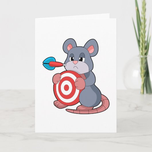 Muis Pijltjes Dartbord Kaart (Voorkant)