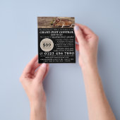 Muis, plaagbesturing Adverteren Flyer (Hand)